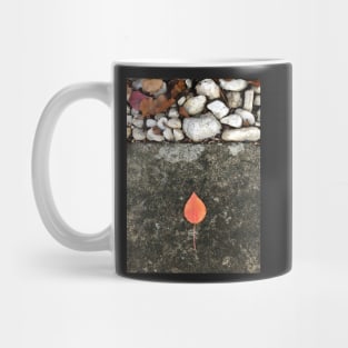 Autumn Leaf with stones Mug